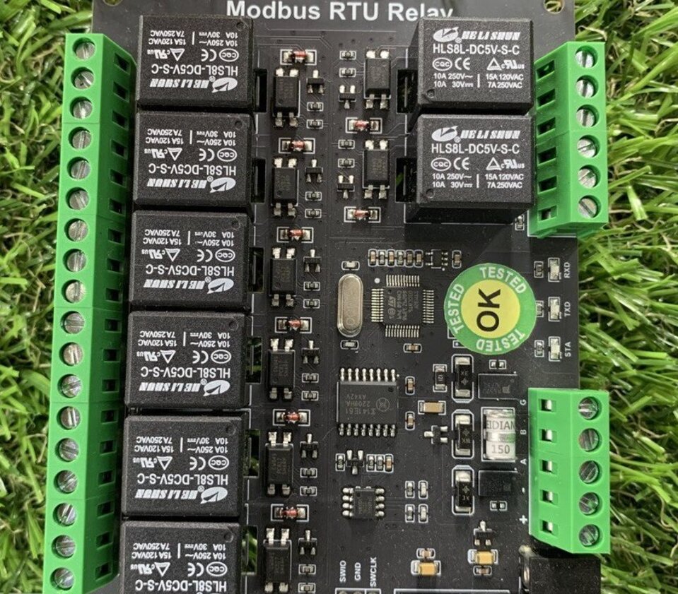 Industrial Modbus 8-Channel Relay